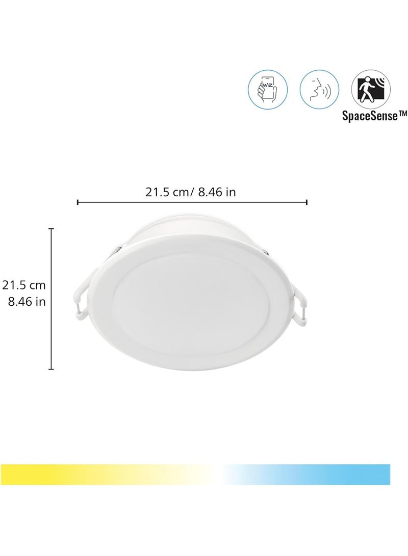 WiZ Downlight Wi-Fi BLE Tunable Whites/24W RD8" D200/827-65 - Image 2